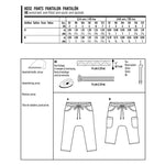 Patron de Couture Burda 9342 Pantalons - Ribes y Casals
