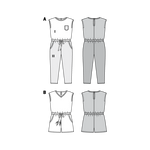 Patron de Couture Burda 9345 Salopette - Ribes y Casals