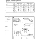 Patron de Couture Burda 9358 Combinaison - Ribes y Casals