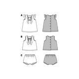 Patron de Couture Burda 9358 Combinaison - Ribes y Casals