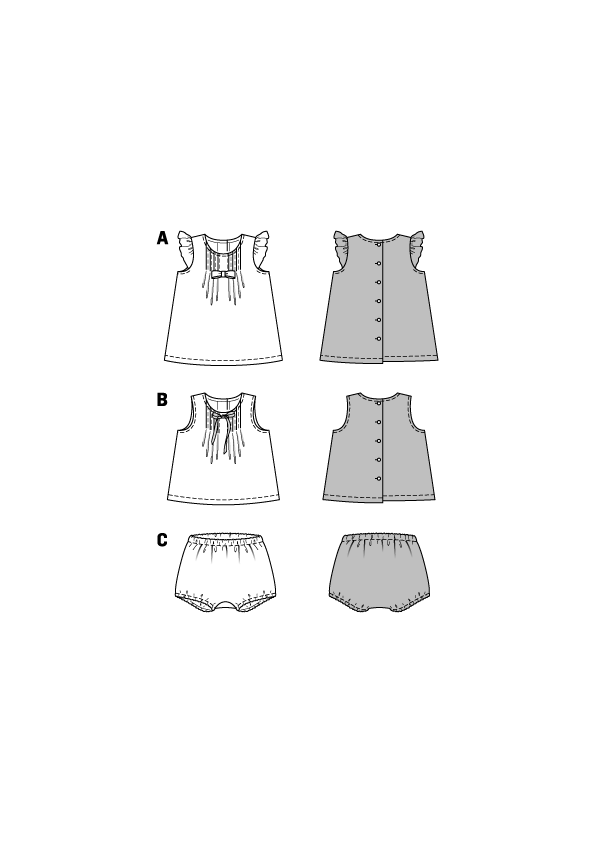 Patron de Couture Burda 9358 Combinaison - Ribes y Casals