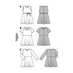 Patron de Couture Burda 9379 Robe - Ribes y Casals