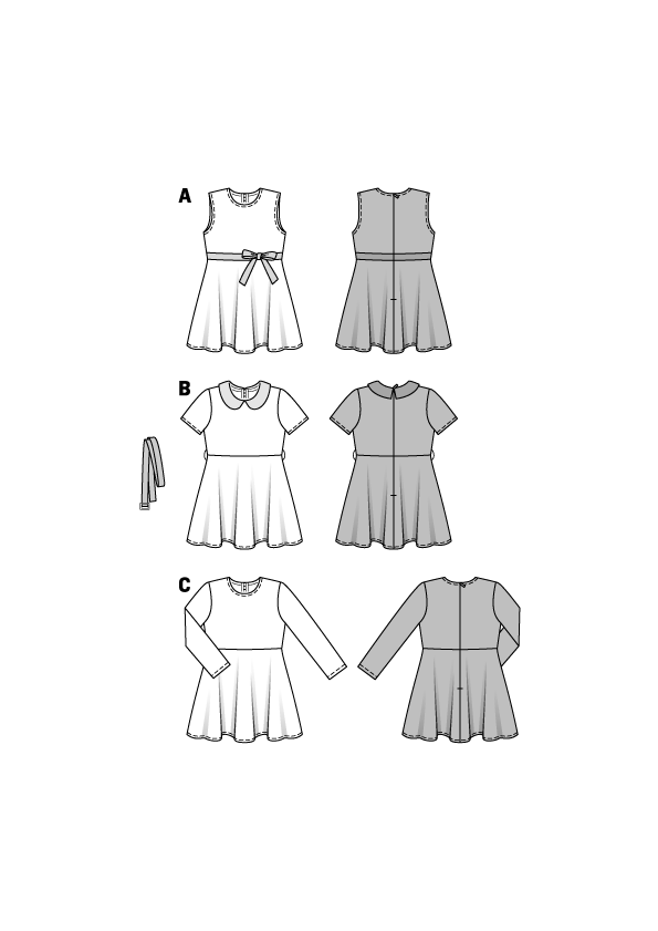 Patron de Couture Burda 9379 Robe - Ribes y Casals