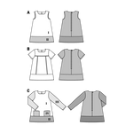 Patron de Couture Burda 9380 Robe - Ribes y Casals
