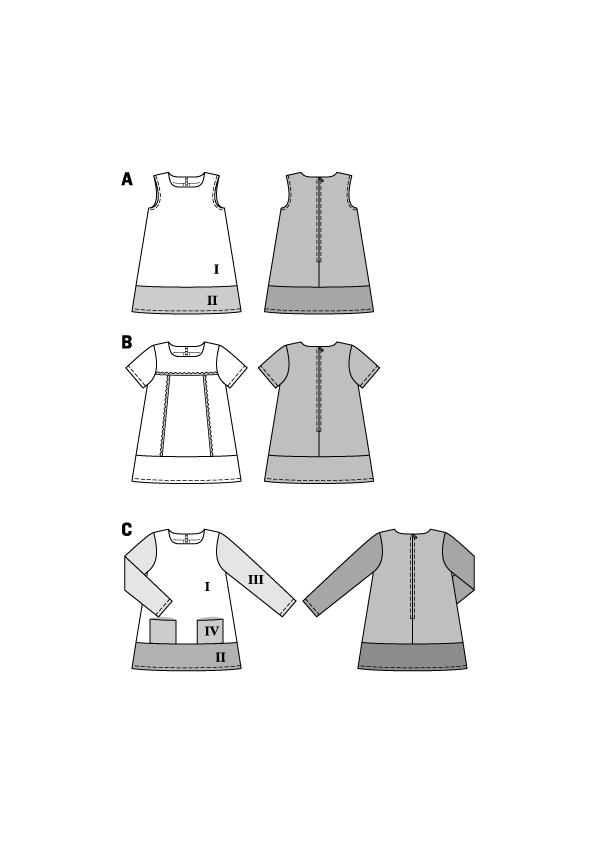 Patron de Couture Burda 9380 Robe - Ribes y Casals