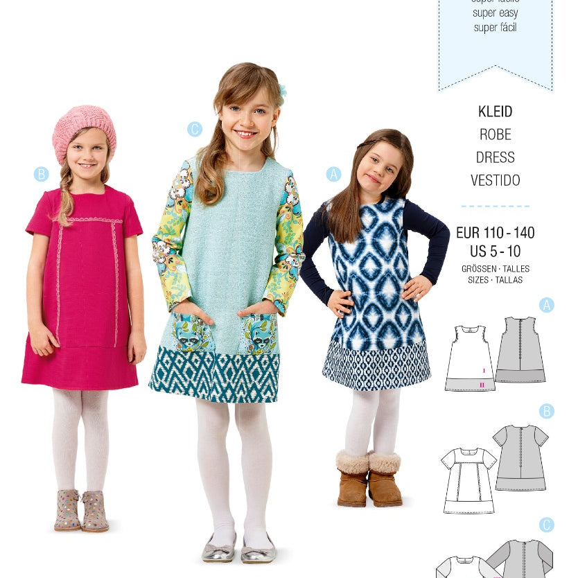 Patron de Couture Burda 9380 Robe - Ribes y Casals