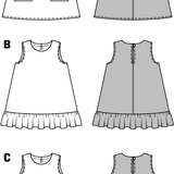 Patron de Couture Burda 9420 Robe - Ribes y Casals