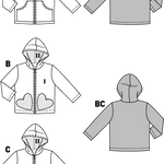 Patron de Couture Burda 9425 Veste - Ribes y Casals