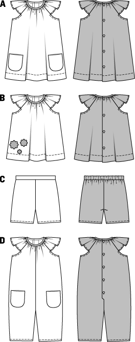 Patron de Couture Burda 9435 Combinaison - Ribes y Casals