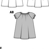 Patron de Couture Burda 9438 Robe et Top - Ribes y Casals