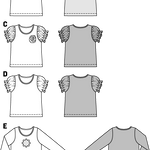 Patron de Couture Burda 9439 Chemise - Ribes y Casals