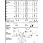 Patron de Couture Burda 9460 Robe et Salopette - Ribes y Casals