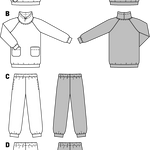 Patron de Couture Burda 9482 Combinaison - Ribes y Casals