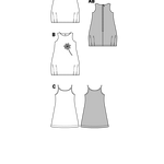 Patron de Couture Burda 9544 Robe - Ribes y Casals
