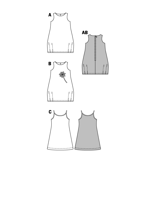Patron de Couture Burda 9544 Robe - Ribes y Casals