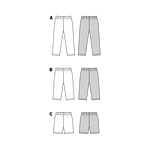 Patron de Couture Burda 9615 Leggins - Ribes y Casals