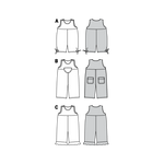 Patron de Couture Burda 9652 Salopette - Ribes y Casals