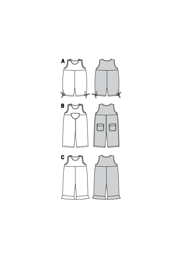 Patron de Couture Burda 9652 Salopette - Ribes y Casals