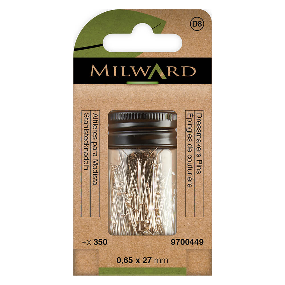 Alfileres para Modista 0,65 x 27 mm - Ribes y Casals