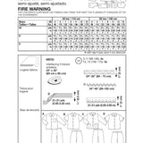 Patron de Couture Burda 9747 Pyjamas - Ribes y Casals