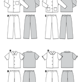 Patron de Couture Burda 9747 Pyjamas - Ribes y Casals