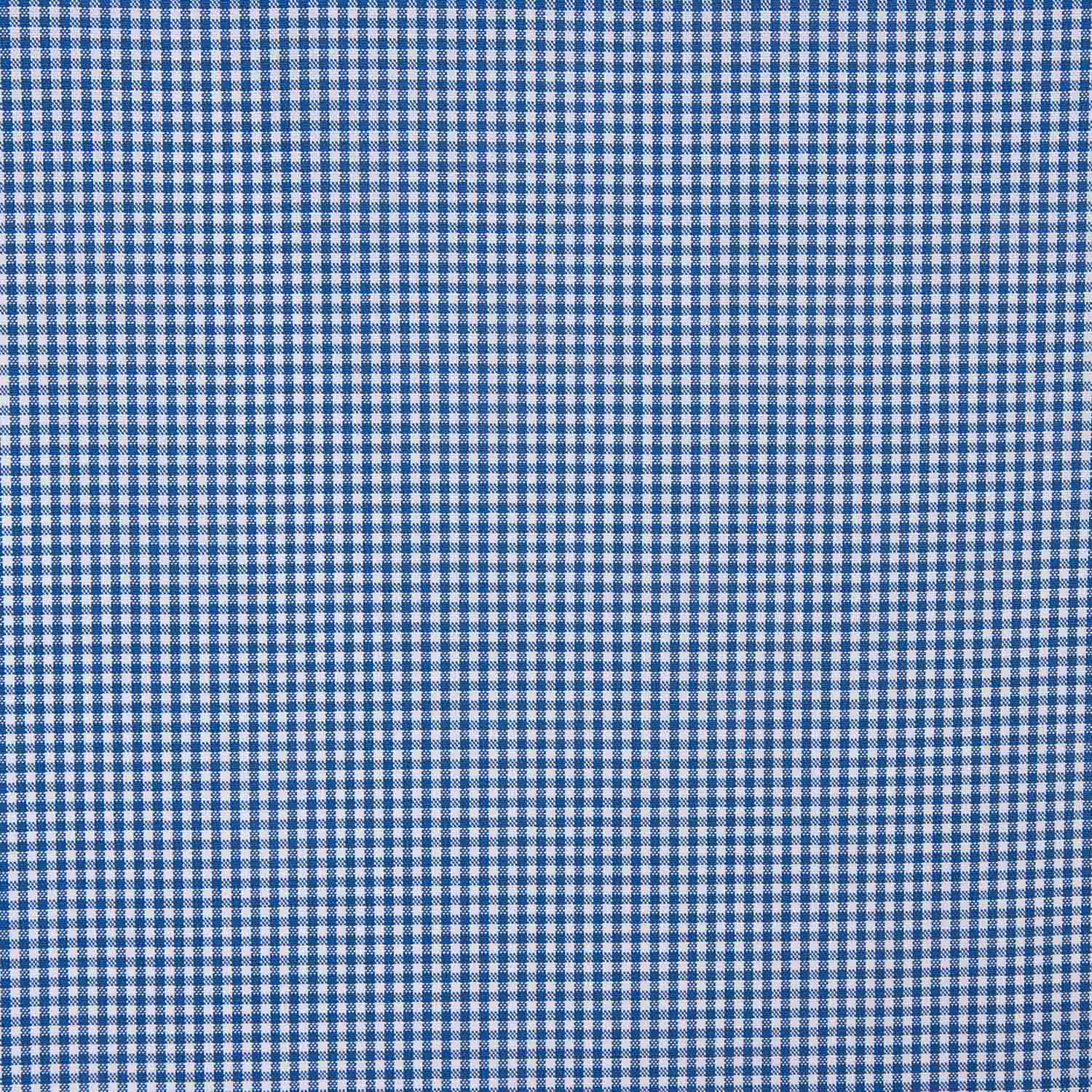 Chemise en coton Vichy bleu et blanc - Ribes y Casals