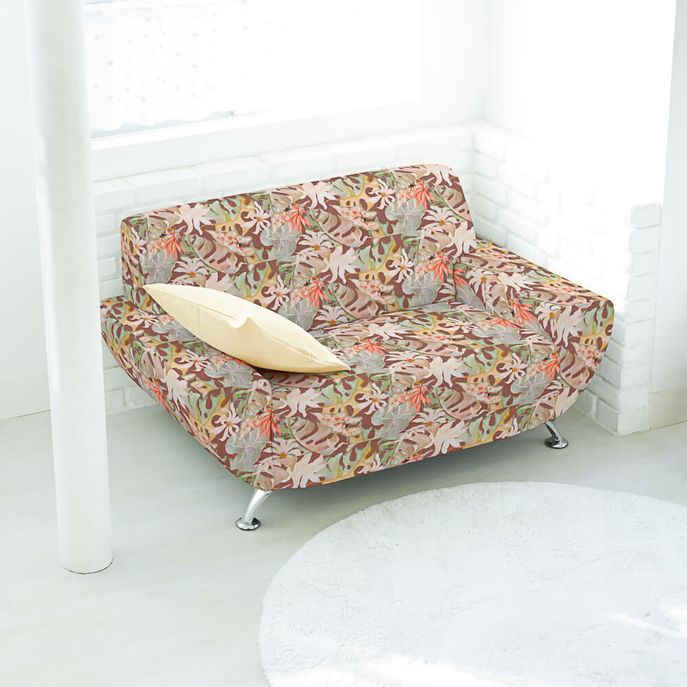 Demi Panama Tropical Texture Marron - Ribes y Casals