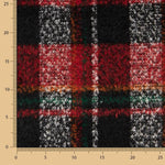 Tissu pour manteau à carreaux marron - Ribes y Casals