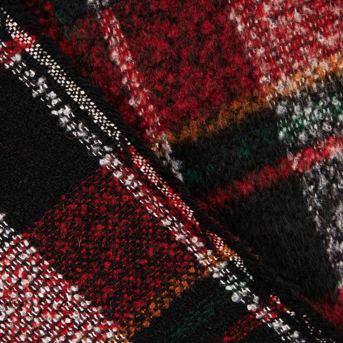 Tissu pour manteau à carreaux marron - Ribes y Casals