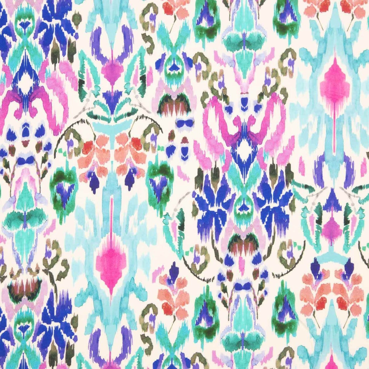 Boho Ikat multicolore viscose voile - Ribes y Casals