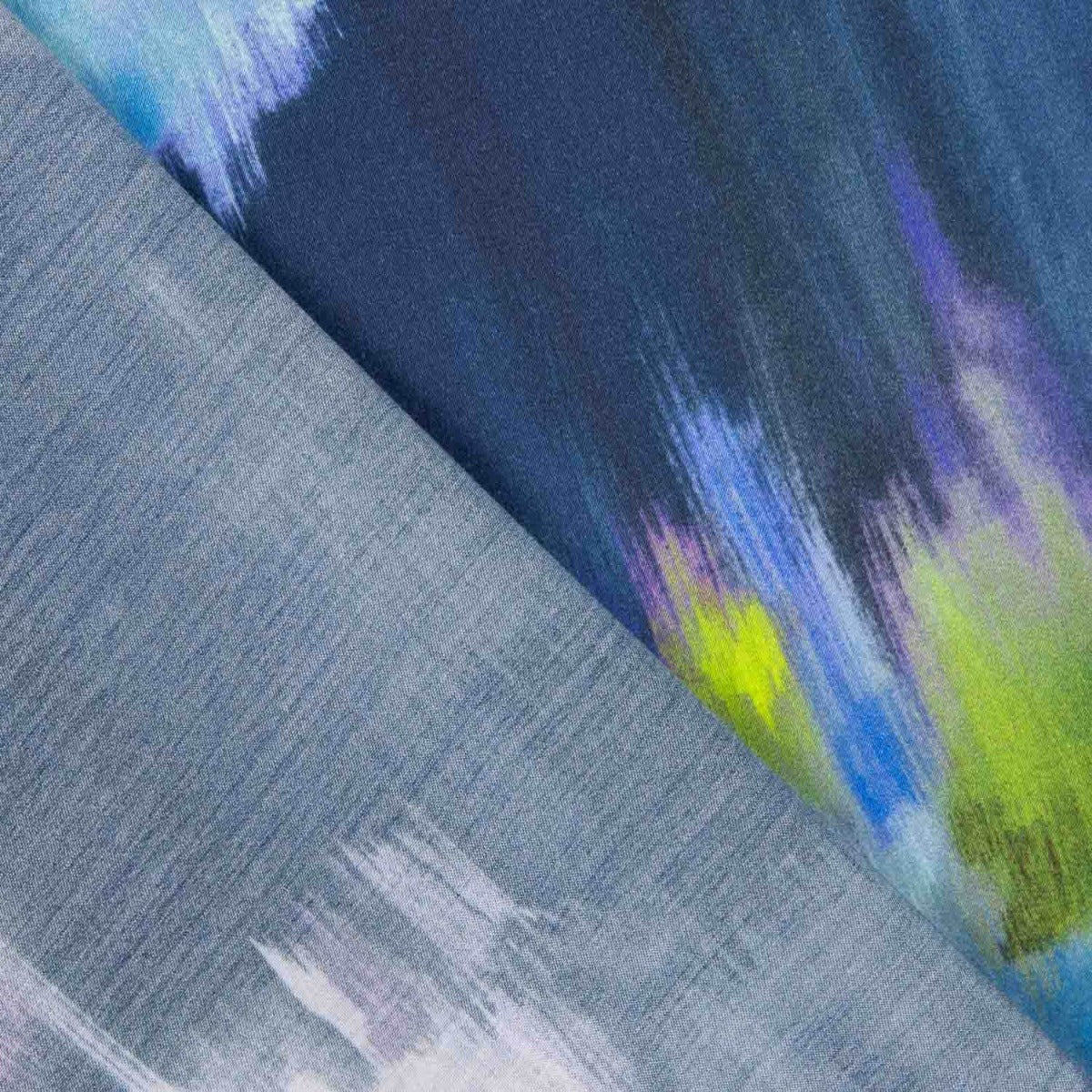 Retal Satén Poliéster Bruma Floral 95x140 cms - Ribes y Casals