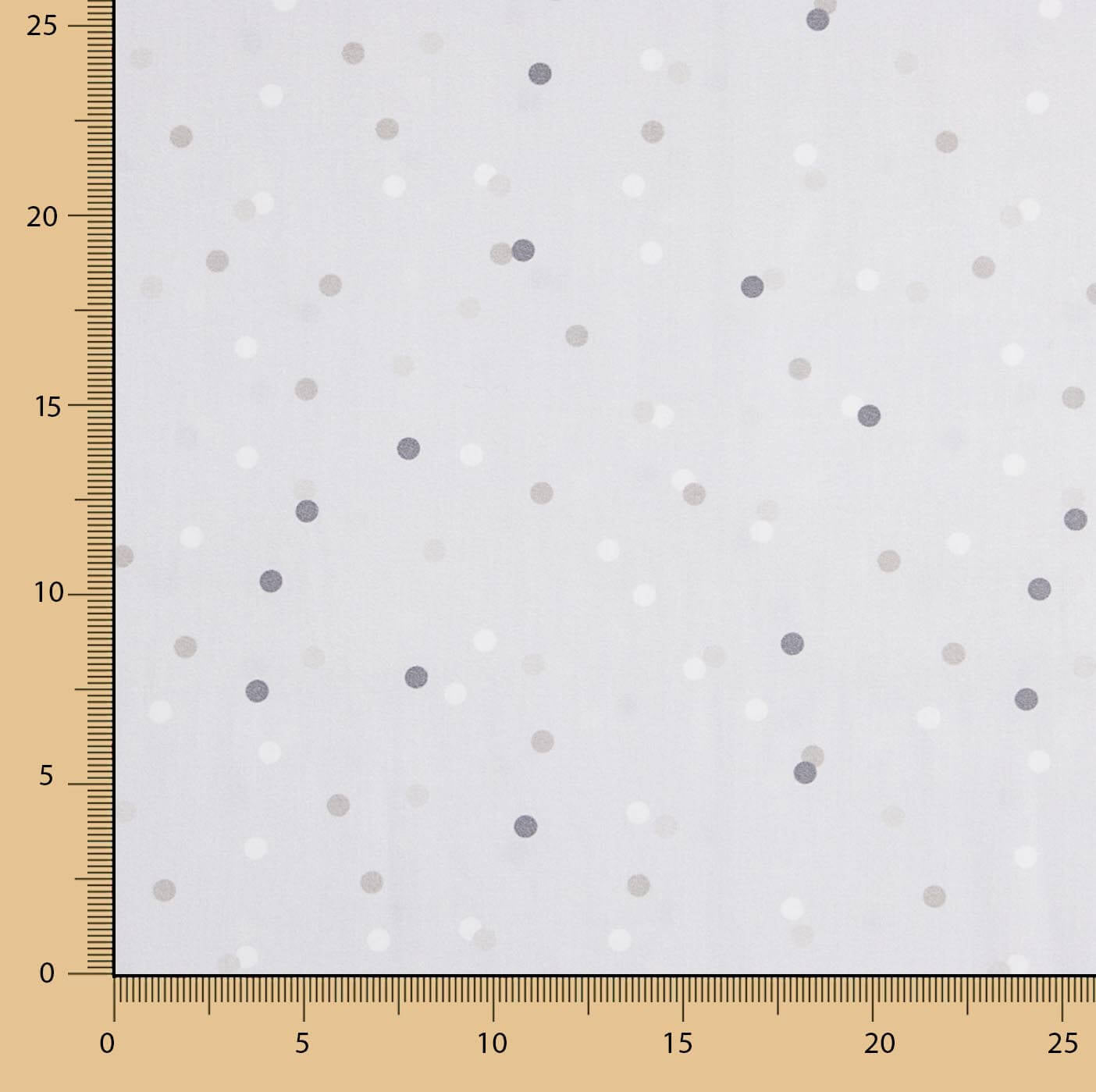 Percal imprimé Confetti gris - Ribes y Casals