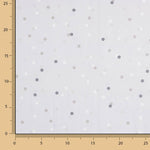 Percal imprimé Confetti gris - Ribes y Casals