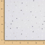 Percal imprimé Confetti gris - Ribes y Casals