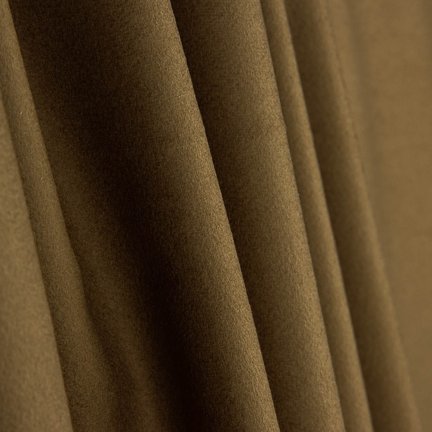 Manteau 100 % laine lisse marron - Ribes y Casals