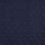 Coussin double face « Cœurs » Tejano noir et bleu marine - Ribes y Casals