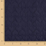 Coussin double face « Cœurs » Tejano noir et bleu marine - Ribes y Casals