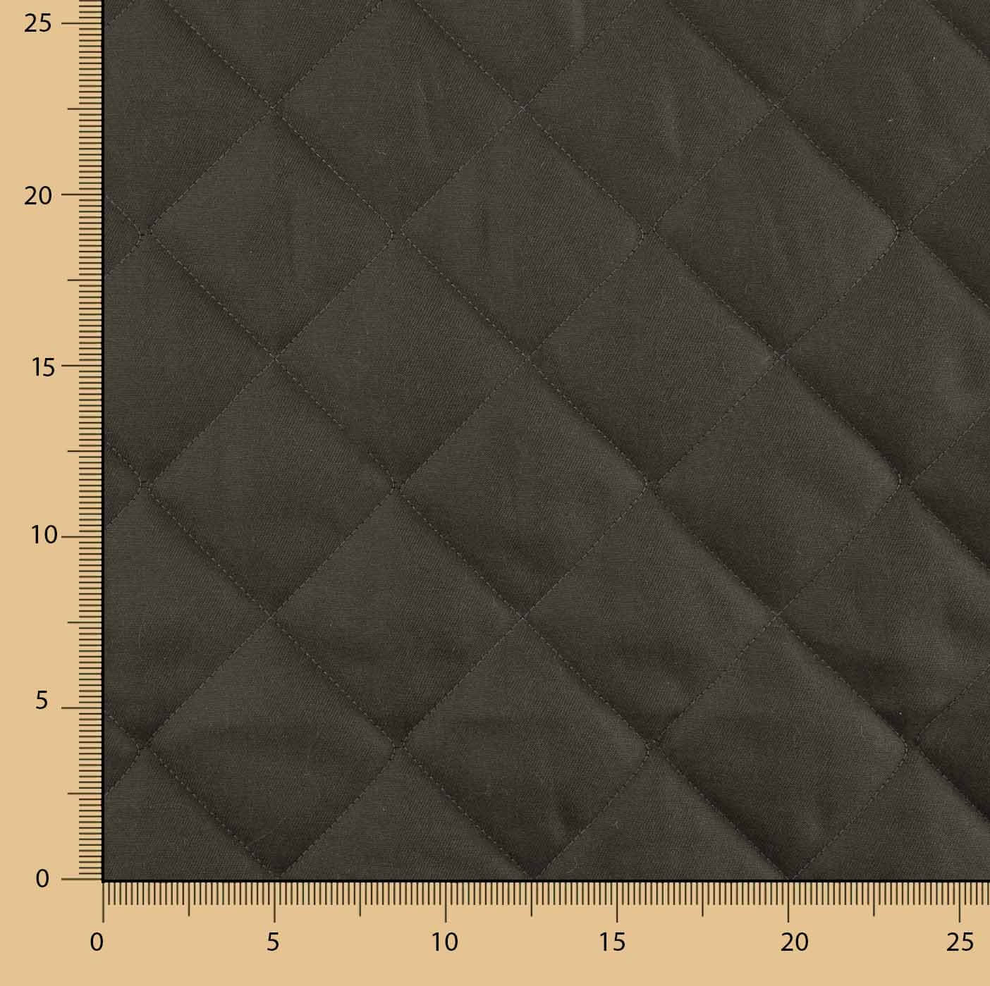 Coussin en sergé double face vert grisâtre et plumetis gris - Ribes y Casals