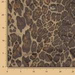 Couverture légère double face imprimé animal et ocre - Ribes y Casals