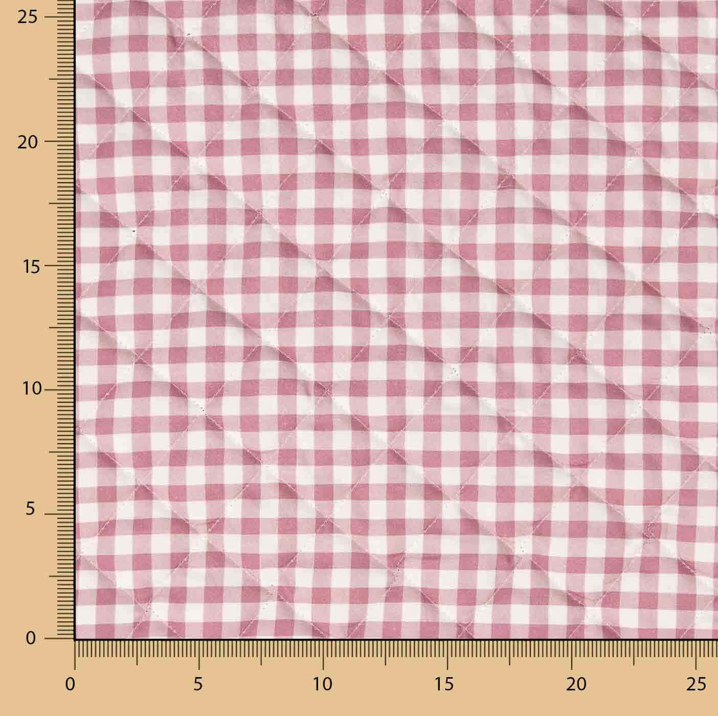 Polaire en popeline Vichy rose et multicolore - Ribes y Casals