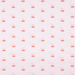 Percale imprimée cerises, carreaux vichy roses - Ribes y Casals