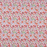 Percale imprimée « Jardin floral rose » - Ribes y Casals