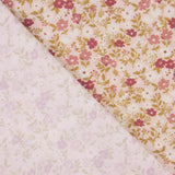 Percale imprimée de fleurs sauvages roses - Ribes y Casals