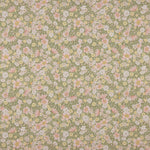 Percale imprimée « Prairie florale verte » - Ribes y Casals