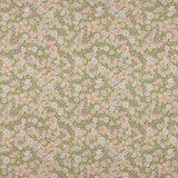 Percale imprimée « Prairie florale verte » - Ribes y Casals