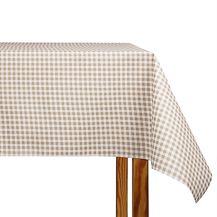 Nappe anti-taches Vichy Beige - Ribes y Casals