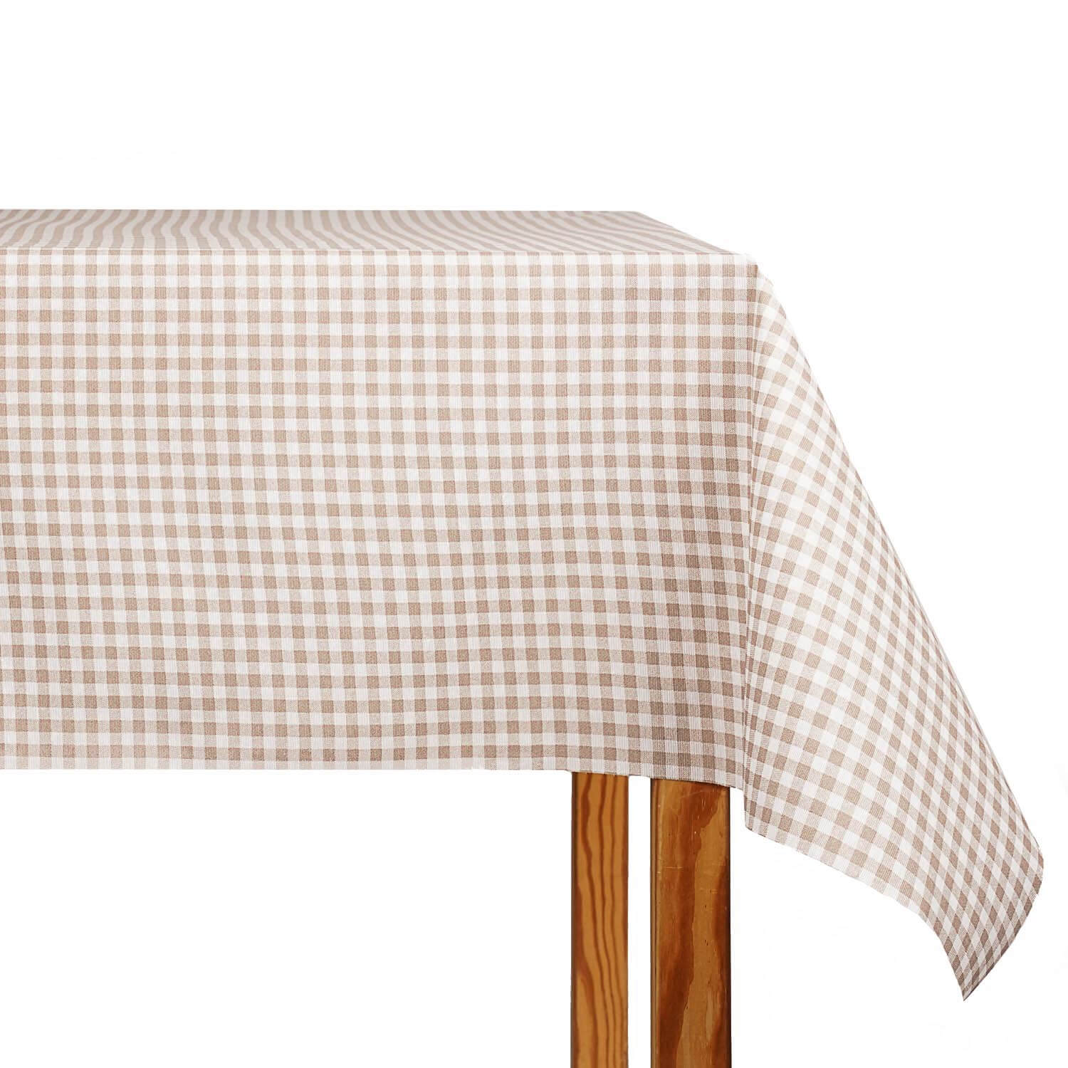 Nappe anti-taches Vichy Beige - Ribes y Casals