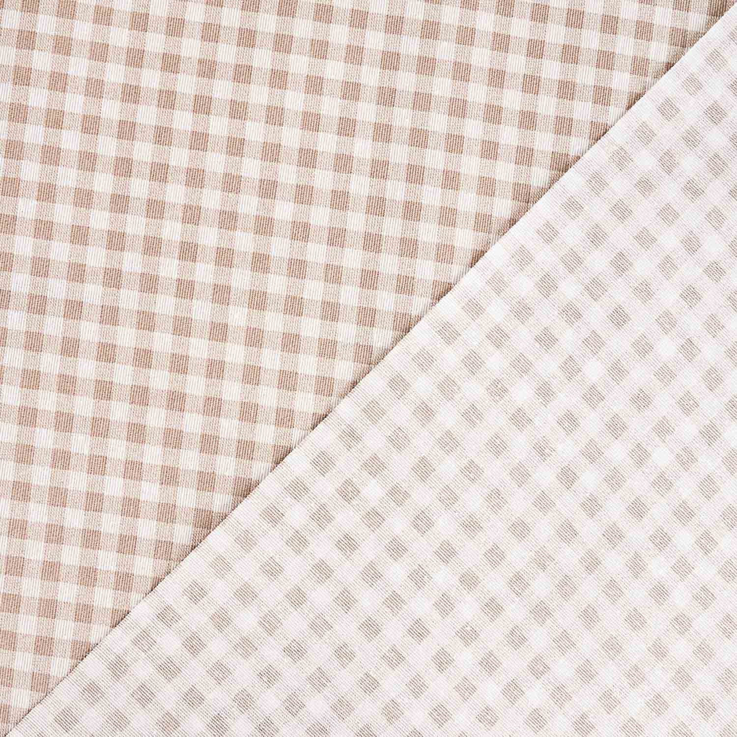 Nappe anti-taches Vichy Beige - Ribes y Casals