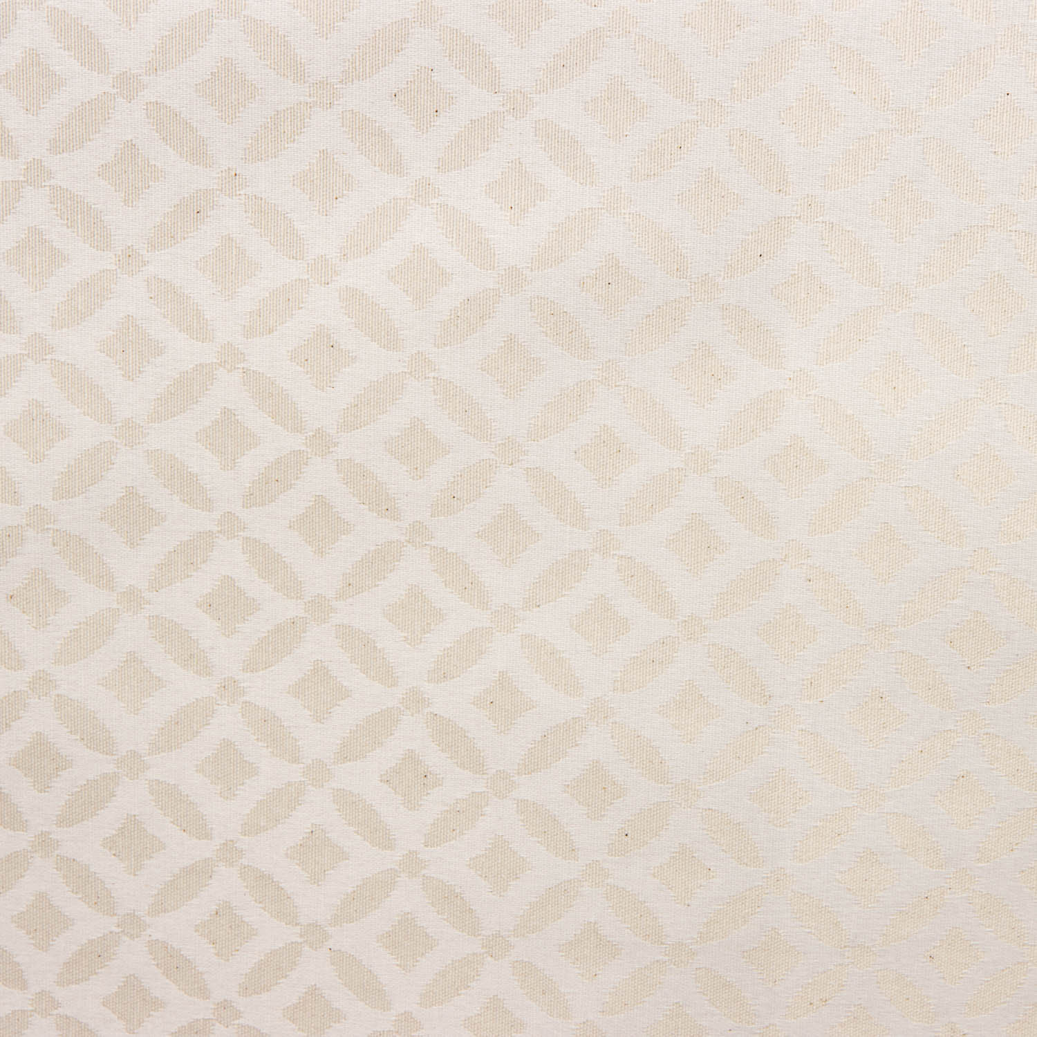 Nappe en résine avec motifs imprimés géométriques, couleur écru - Ribes y Casals