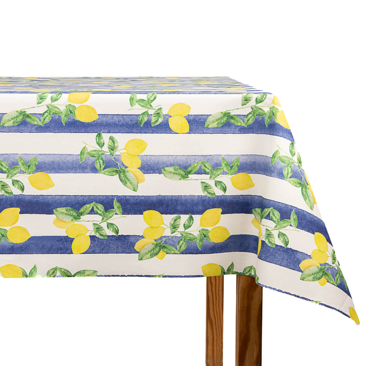 Résinée Anti-taches Citrons Rayures bleues - Ribes y Casals